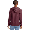 District Women's Maroon Heather Re-Fleece Hoodie