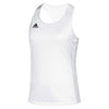 adidas Women's White/Black Team 19 Singlet Tank