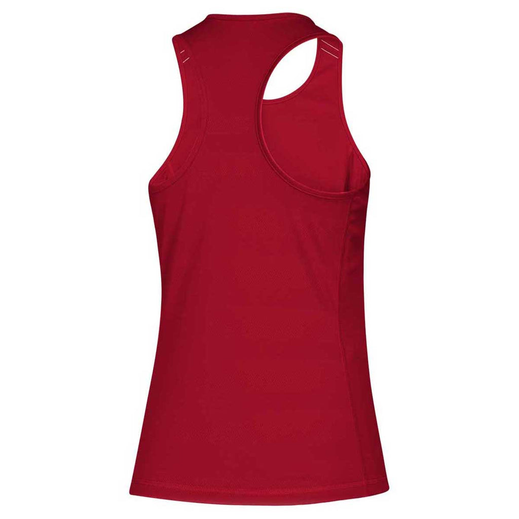 adidas Women's Power Red/White Team 19 Singlet Tank