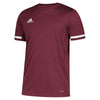 adidas Women's Collegiate Burgundy/White Team 19 Short Sleeve Jersey