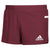 adidas Men's Collegiate Burgundy/White Team 19 Running Shorts