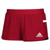 adidas Women's Power Red/White Team 19 Running Shorts