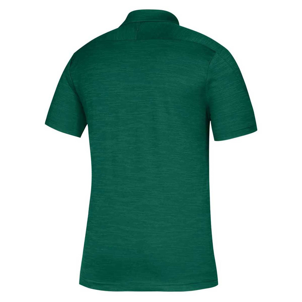 adidas Men's Dark Green Melange/White Game Mode Polo