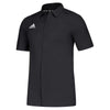 adidas Men's Black/White Game Mode Full Button Polo