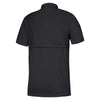 adidas Men's Black/White Game Mode Short Sleeve Quarter Zip