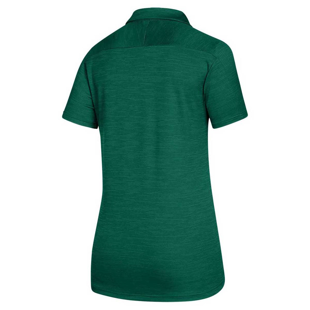 adidas Women's Dark Green Melange/White Game Mode Polo