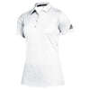 adidas Women's White/Grey Five Game Mode Polo