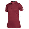 adidas Women's Collegiate Burgundy Melange/White Game Mode Polo