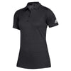 adidas Women's Black Melange/White Game Mode Polo