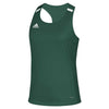 adidas Women's Team Dark Green/White Team 19 Singlet Tank