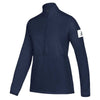 adidas Women's Collegiate Navy/White Game Mode Long Sleeve Quarter Zip