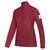 adidas Women's Collegiate Burgundy/White Game Mode Long Sleeve Quarter Zip