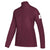 adidas Women's Maroon/White Game Mode Long Sleeve Quarter Zip