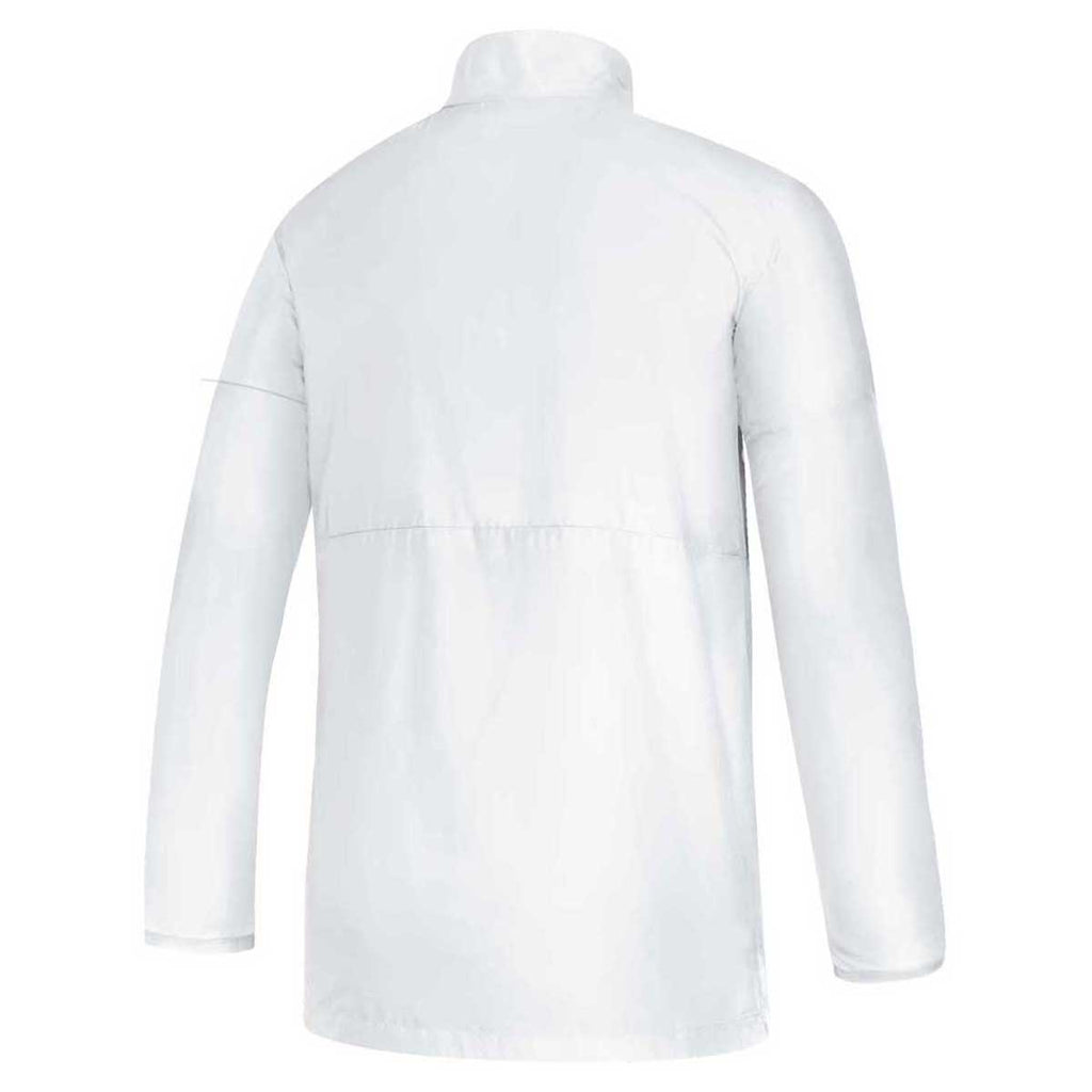 adidas Men's White/Grey Five Game Mode Long Sleeve Quarter Zip