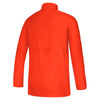 adidas Men's Collegiate Orange/White Game Mode Long Sleeve Quarter Zip