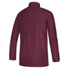 adidas Men's Maroon/White Game Mode Long Sleeve Quarter Zip