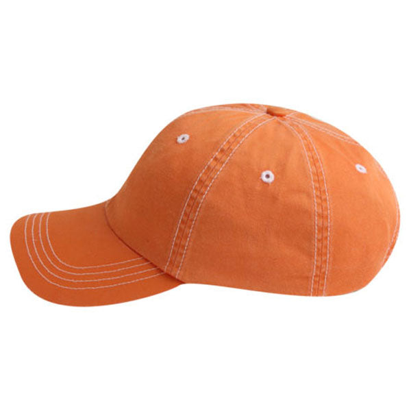 AHEAD Orange/White Pigment Dyed Contrast Mesh Cap