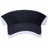 AHEAD Textured Navy/White Poly Golf Visor