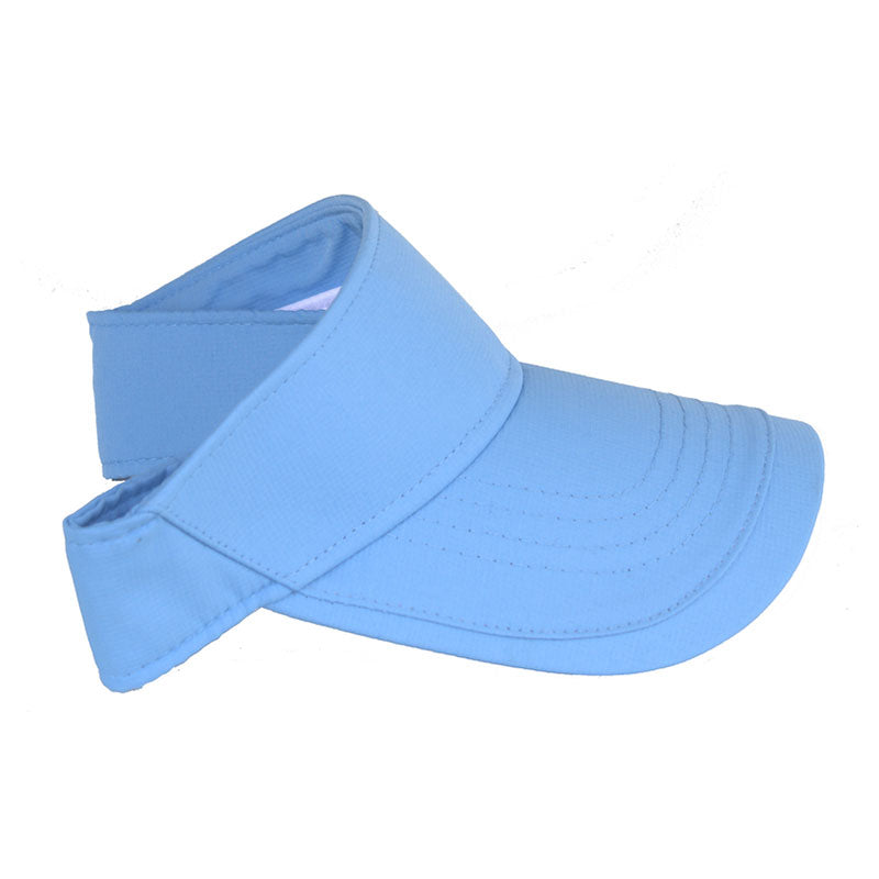 AHEAD Textured University Carolina Blue Poly Golf Visor