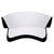 AHEAD Textured White/Black Poly Golf Visor