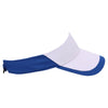 AHEAD Textured White/Cobalt Poly Golf Visor