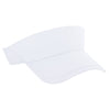 AHEAD White Textured Poly Golf Visor