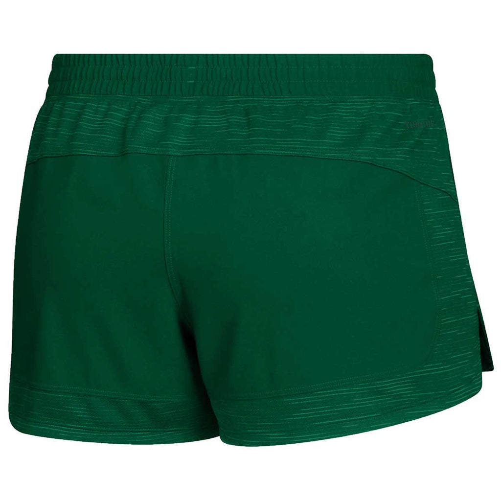 adidas Women's Dark Green/White GameMode Shorts