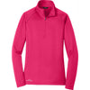 Eddie Bauer Ladies Pink Lotus 1/2-Zip Base Layer Fleece