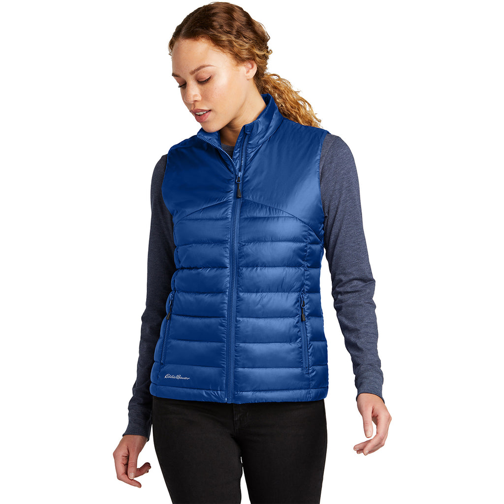 Eddie Bauer Women's Cobalt Blue Quilted Vest