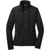 Eddie Bauer Women's Black Shaded Crosshatch Softshell Jacket