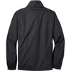 Eddie Bauer Men's Black/Steel Grey Rain Jacket