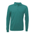 BAW Men's Teal Eco Cool Tek Long Sleeve Polo