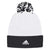 adidas White Cuffed Pom Beanie