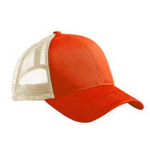 Econscious Orange Poppy/Oyster Eco Trucker Organic/Recycled Hat