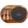 Logomark Wood Bon Appetit Slate Cheese Set