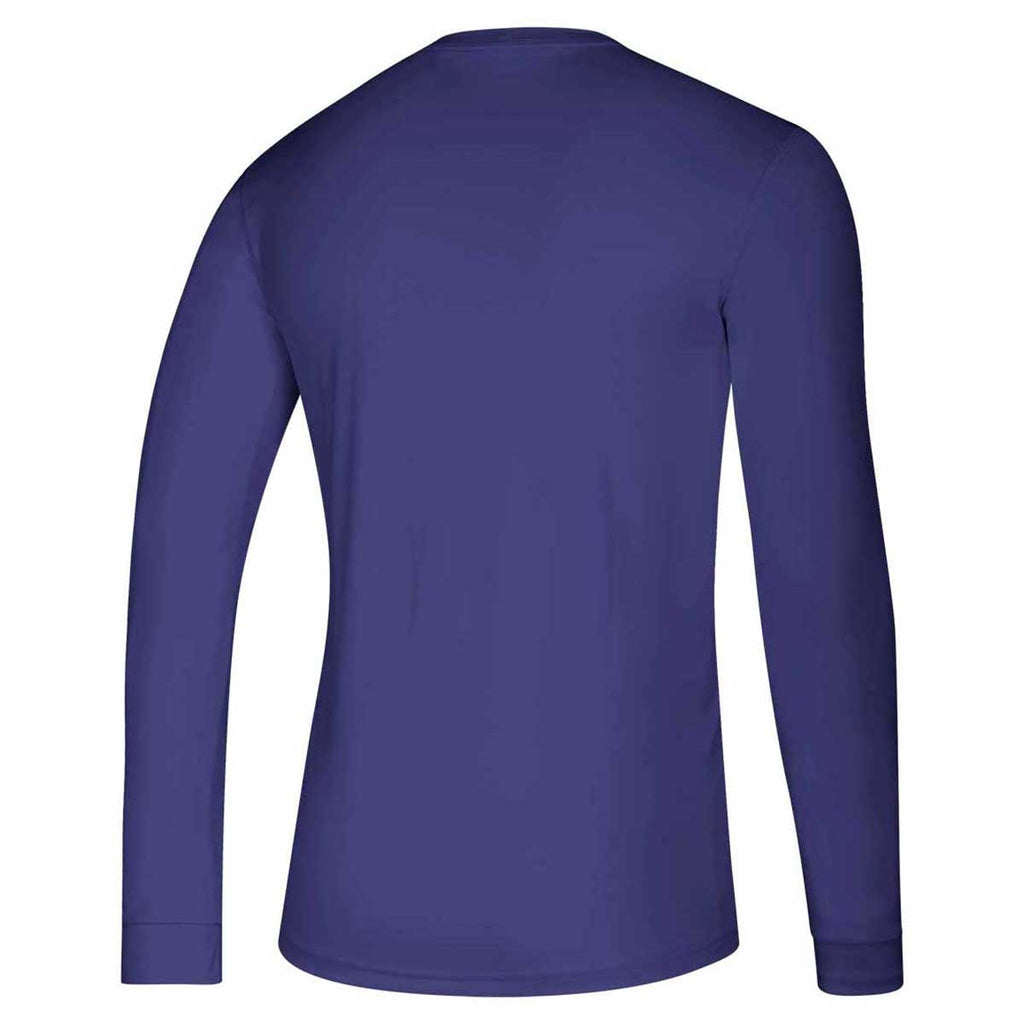 adidas Men's Collegiate Purple Creator Long Sleeve Tee