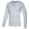 adidas Men's Medium Grey Heathered Creator Long Sleeve Tee