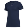 adidas Women's Collegiate Navy Amplifier Short Sleeve Tee