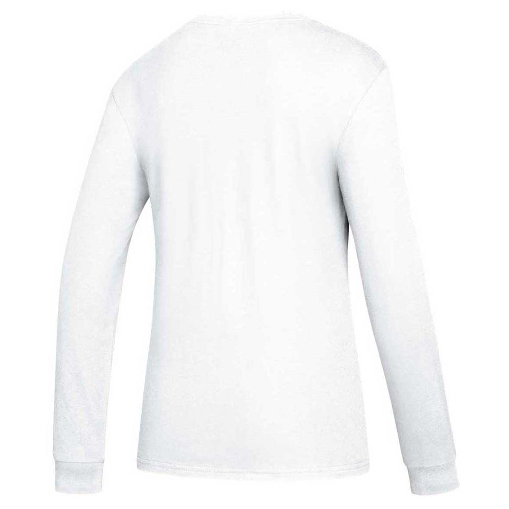 adidas Women's White Amplifier Long Sleeve Tee