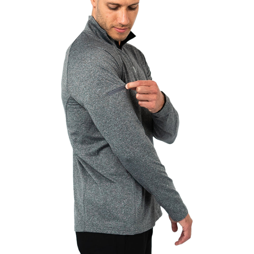 UNRL Heather Grey Elite Quarter Zip II