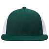 Pacific Headwear Dark Green/White/Dark Green Premium M2 Performance Trucker FlexFit Cap