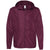 Independent Trading Co. Unisex Maroon Light Weight Windbreaker Zip Jacket