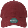 Legacy Burgundy Relaxed Twill Dad Hat