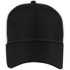 Ahead Black/White Fitted Mesh Back Cap