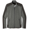 Port Authority Men's Grey Smoke Heather/Grey Smoke Grid Fleece Jacket