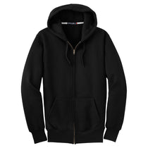 Sport-Tek Men's Black Super Heavyweight Full-Zip Hooded Sweatshirt