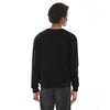 American Apparel Unisex Black Flex Fleece Drop Shoulder Pullover Crewneck