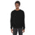 American Apparel Unisex Black Flex Fleece Drop Shoulder Pullover Crewneck