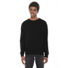 American Apparel Unisex Black Flex Fleece Drop Shoulder Pullover Crewneck