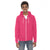 American Apparel Unisex Deep Pink Flex Fleece Zip Hoodie